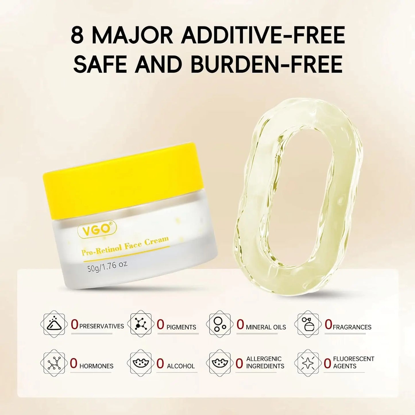 Pro-Retinol Face Cream, , Anti-Aging and Anti-Wrinkle VGObeauty