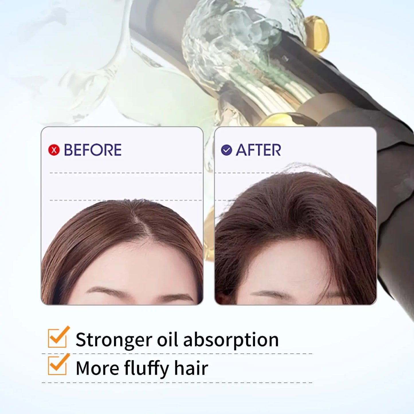 VGO Dry Shampoo Absorbs Oils & Impurities Ultra-Lightweight for All Hair Types, 150ml/ 5.07oz VGObeauty