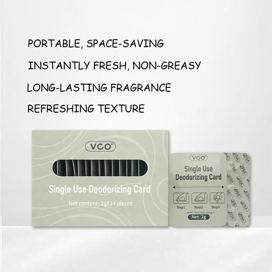 VGO Single Use Deodorizing Card VGObeauty