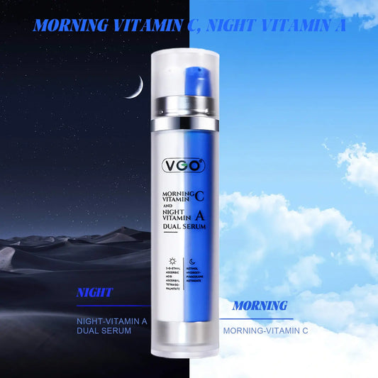 VGO Vitamin C Face Serum + Skin-Firming Super A Retinol Serum 2 in 1 VGObeauty