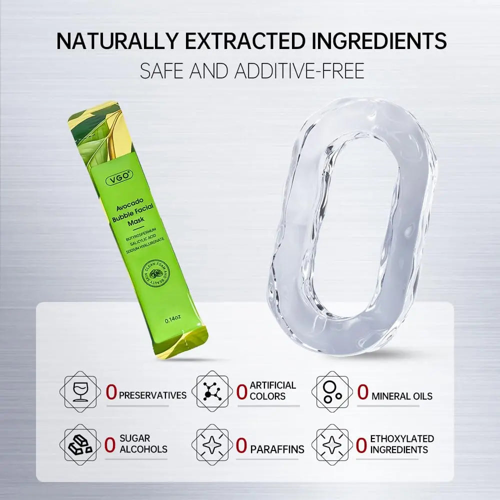 VGO Blackhead Removal Avocado Bubble Mask VGObeauty