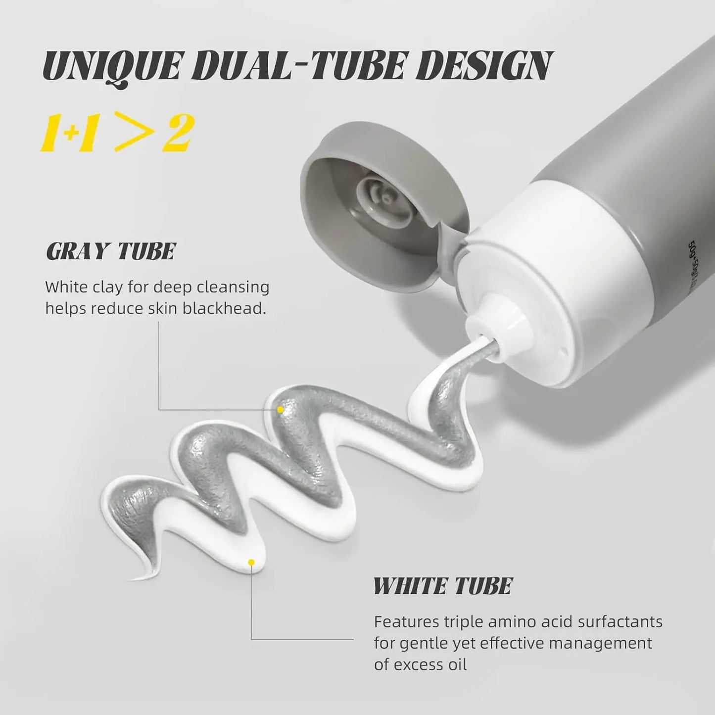 VGO  Double Tube Facial Cleanser VGObeauty