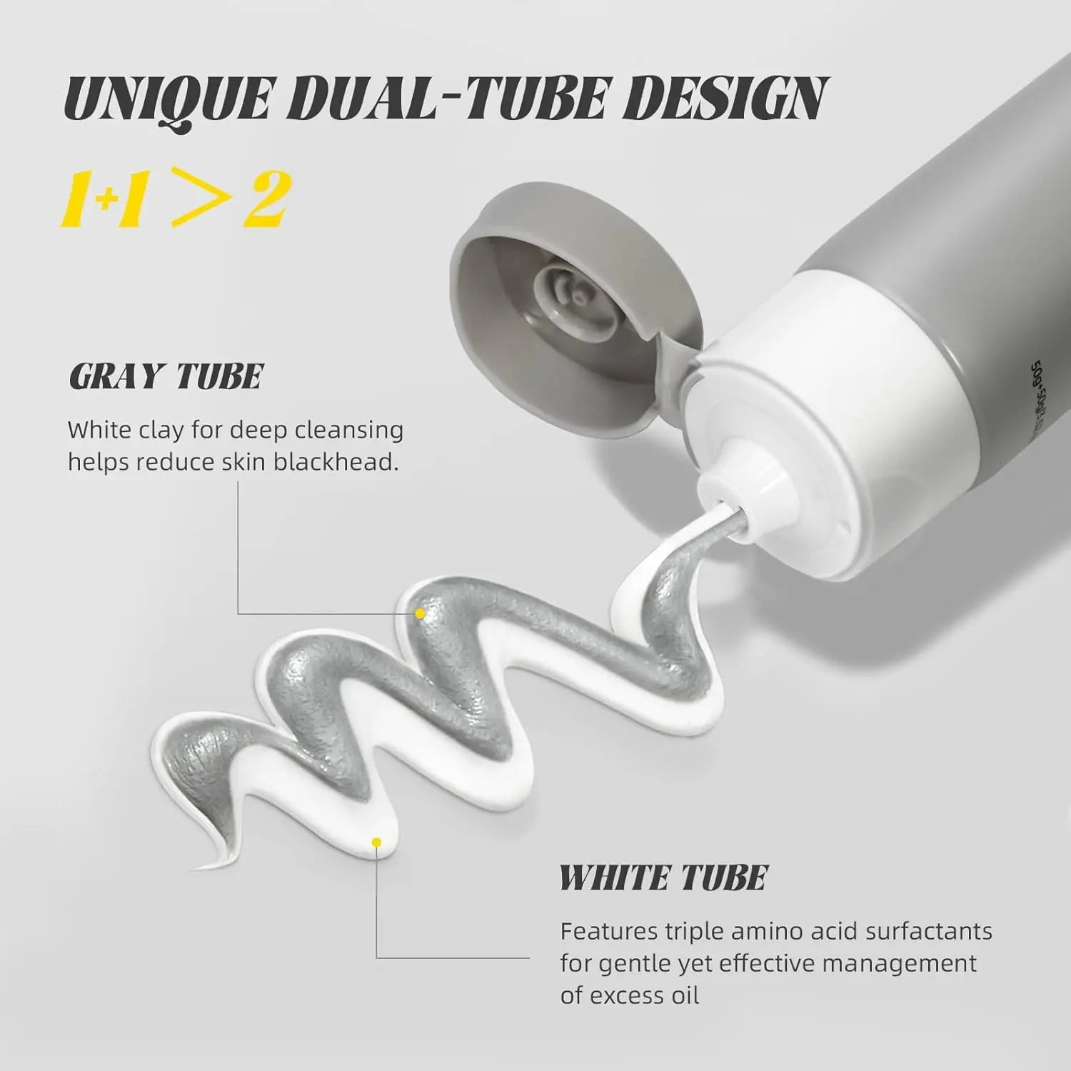 VGO  Double Tube Facial Cleanser VGObeauty