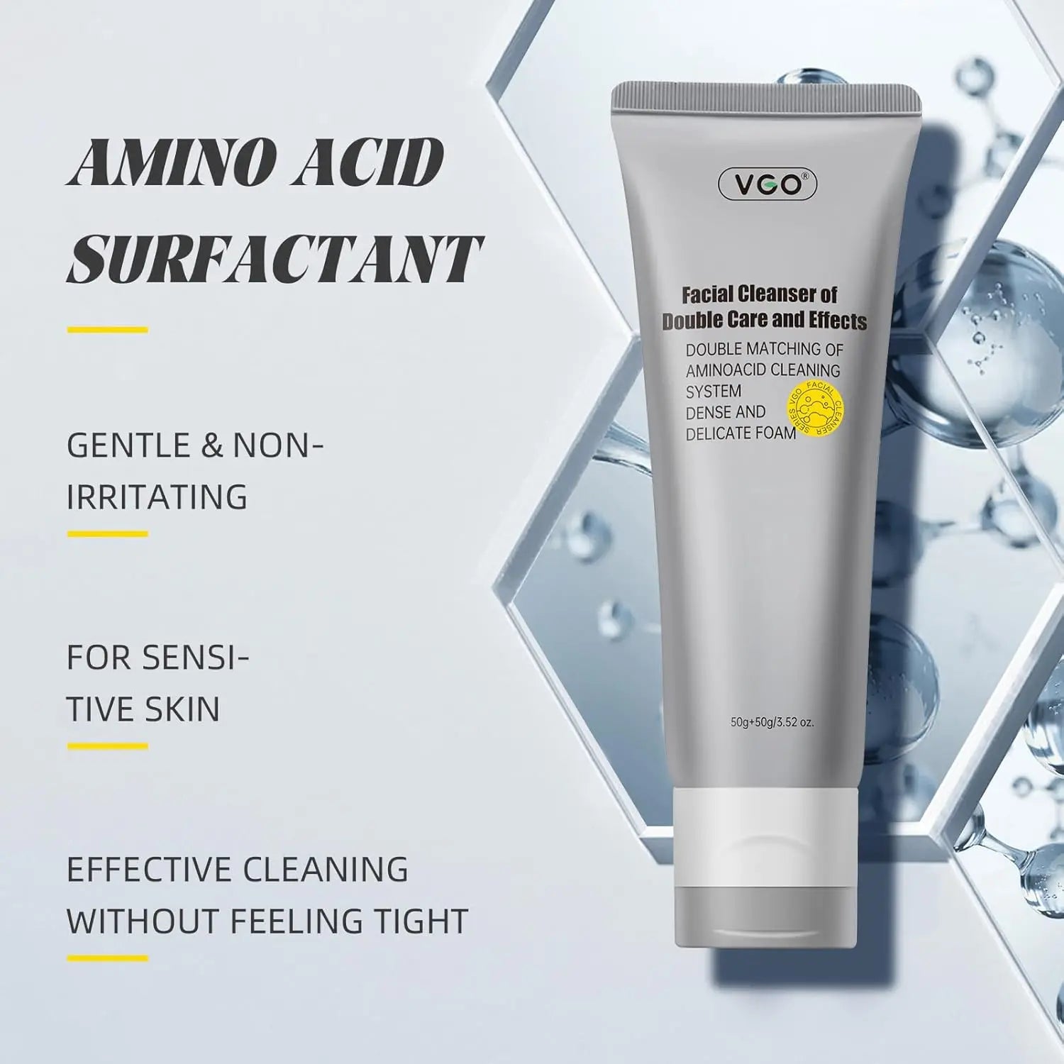 VGO  Double Tube Facial Cleanser VGObeauty