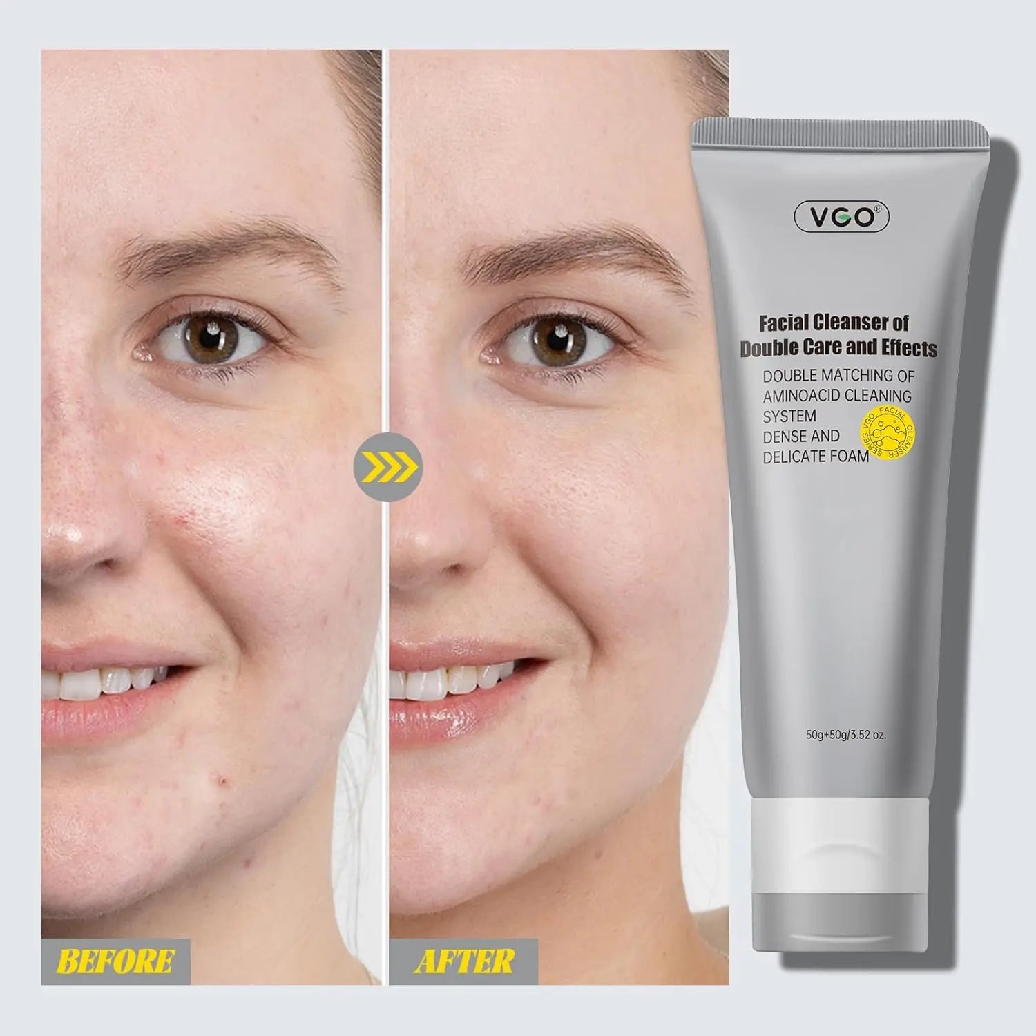 VGO  Double Tube Facial Cleanser VGObeauty