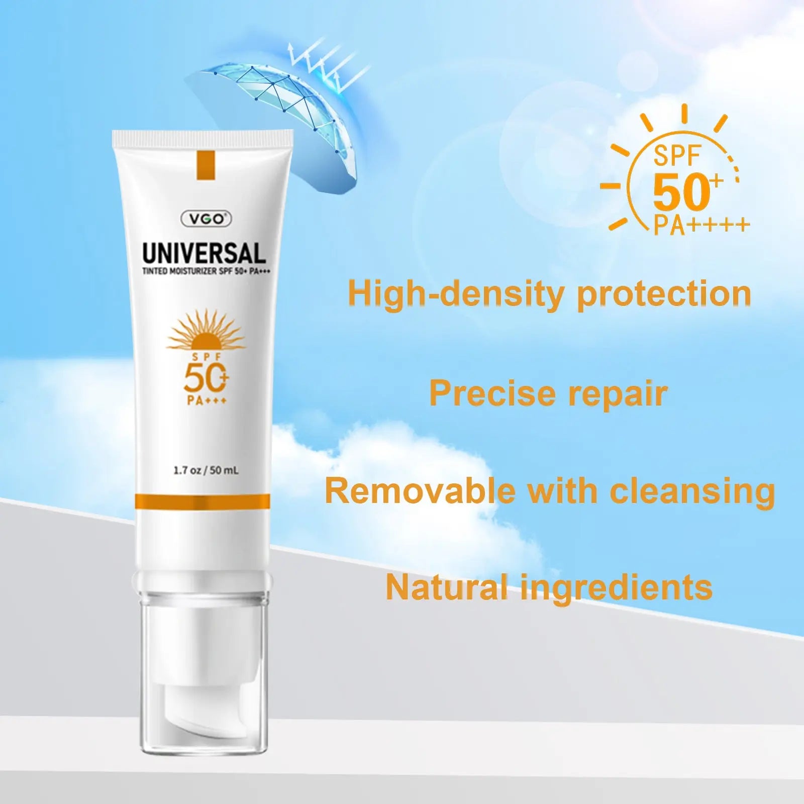 VGO Hydrating Sun Essence Face Sunscreen SPF 50+ VGObeauty