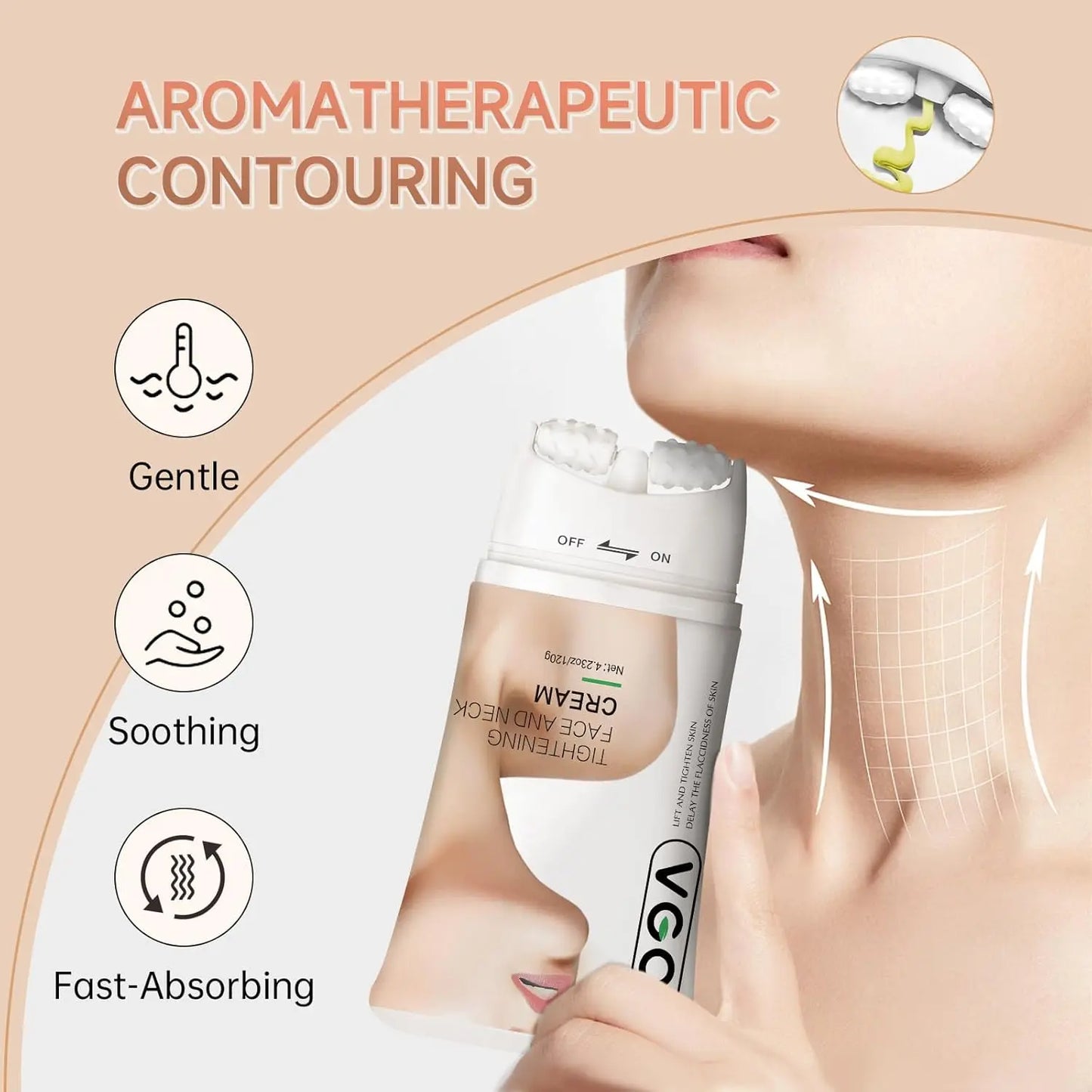 VGO Neck Firming Cream, Reduces Neck Wrinkles VGObeauty